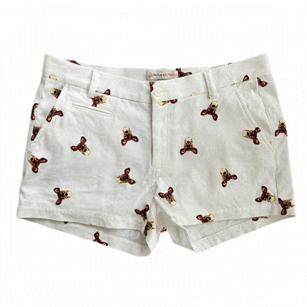 Paul & Joe Sister White Deer Print Shorts